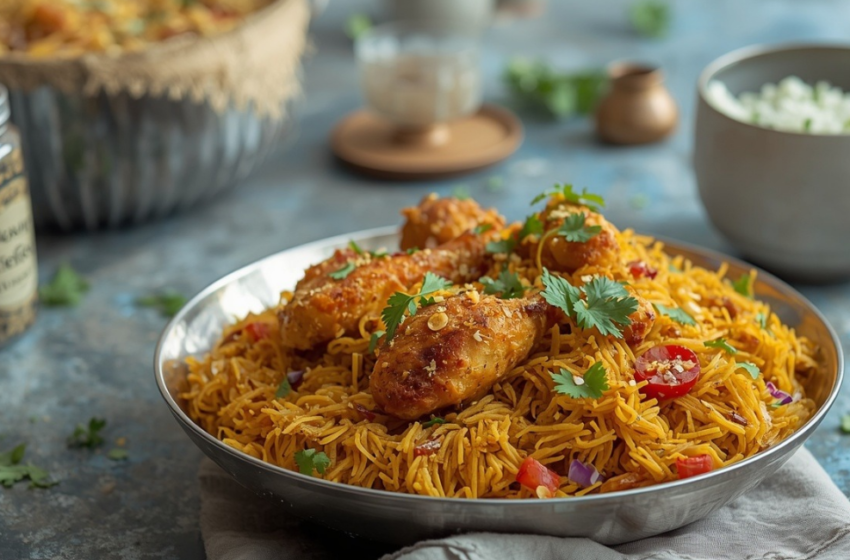 Nawabi chicken biryani