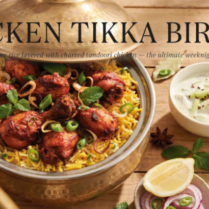 Chicken tikka biryani