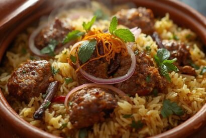 Thumbnail for Hyderabadi Mutton Dum Biryani Recipe – Rich, Flavorful & Authentic
