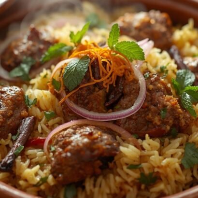 Hyderabadi Mutton Dum Biryani Recipe – Rich, Flavorful & Authentic