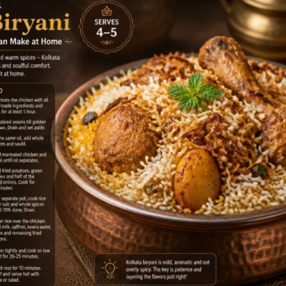 Kolkata Chicken Biryani – A Comforting Classic You Can Make at Home