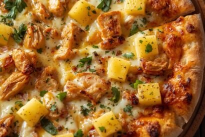 Thumbnail for Chicken Pineapple Pizza