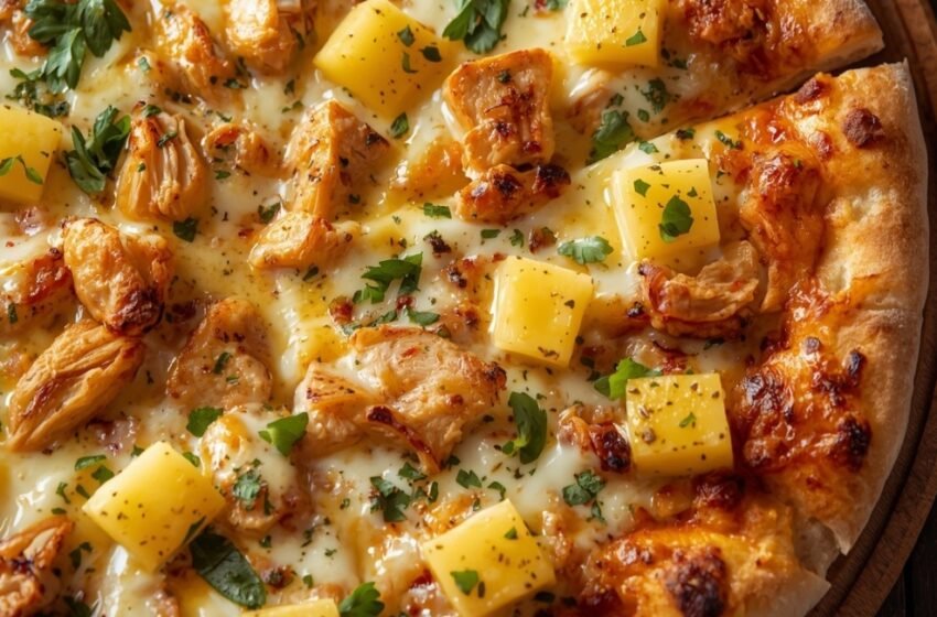 Chicken Pineapple Pizza