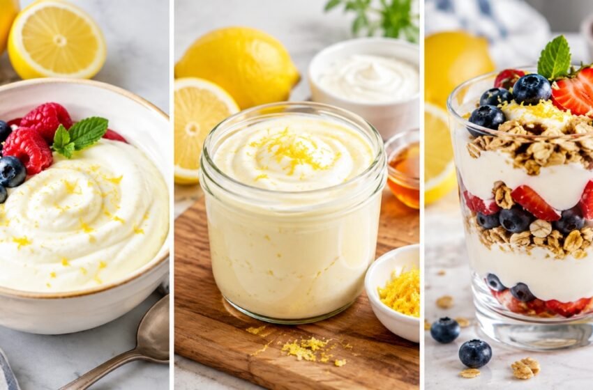 Creamy L‌em‌on Yogurt – Easy, Cre‌amy & Refreshi‌ng Homemade Recipe