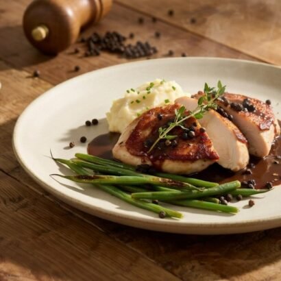 chicken-au-poivre-crea⁠my-pepperc‌orn-chic​ken-recipe